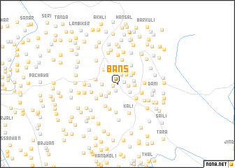 map of Bāns