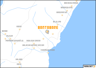 map of Bantabaré