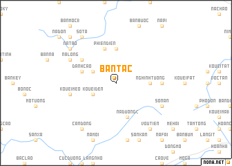 map of Bản Tac