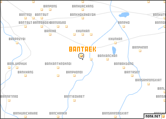 map of Ban Ta Ek