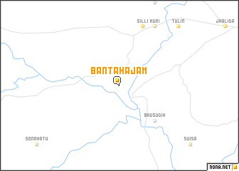 map of Bantā Hajām
