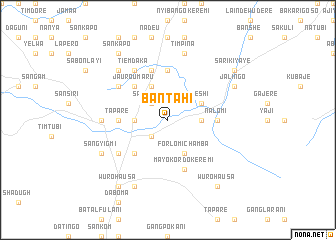 map of Bantahi