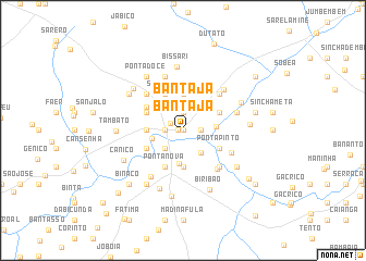 map of Bantajã