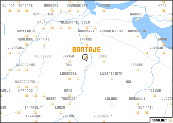 map of Bantaje