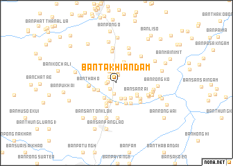 map of Ban Takhian Dam