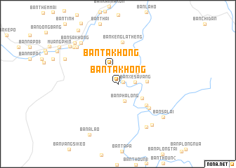 map of Ban Takhong