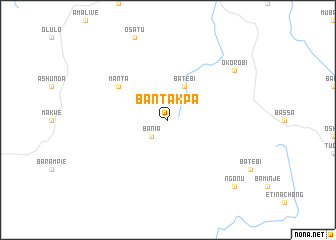 map of Bantakpa