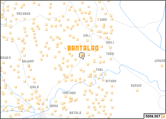 map of Bantalāo