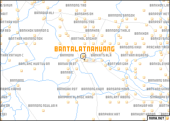 map of Ban Talat Na Muang