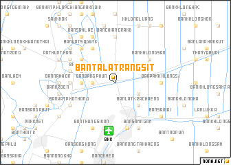 map of Ban Talat Rangsit