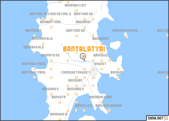 map of Ban Talat Yai