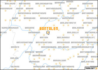 map of Ban Ta Lèn