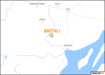 map of Bantali