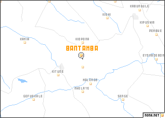 map of Bantamba