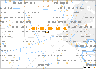 map of Ban Tambon Bang Khae