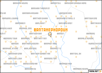 map of Ban Tamé-Phopoum