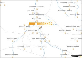 map of Ban Tamnak Kao