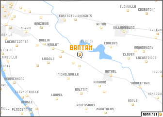 map of Bantam