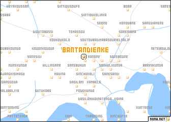 map of Bantandienké