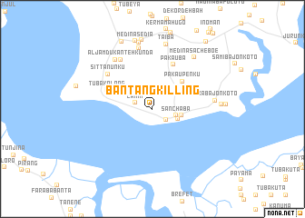 map of Bantang Killing