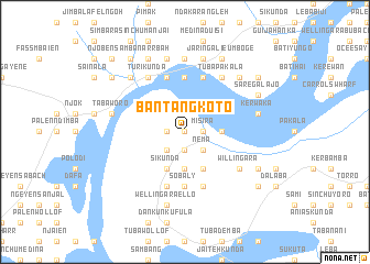 map of Bantang Koto