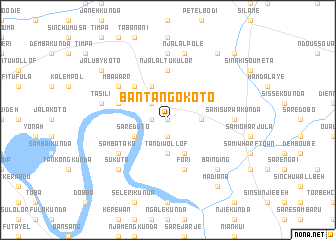 map of Bantango Koto