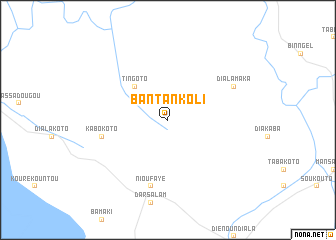 map of Bantankoli