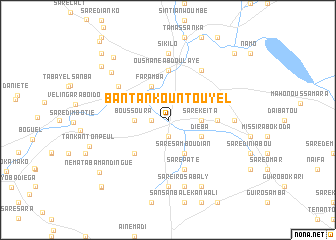 map of Bantankountouyél