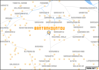 map of Bantankountou