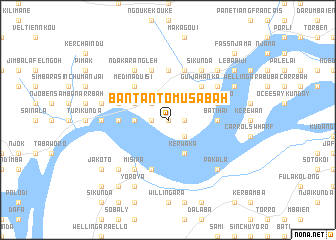 map of Bantanto Musa Bah