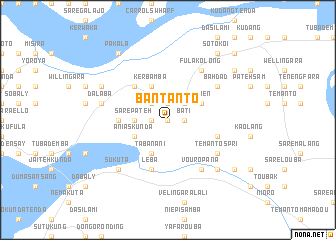 map of Bantanto