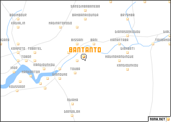 map of Bantanto