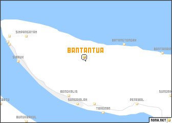 map of Bantan-tua