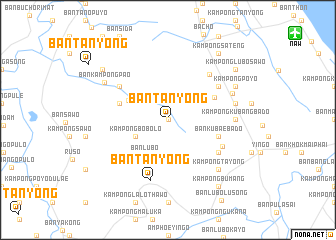 map of Ban Tan Yong