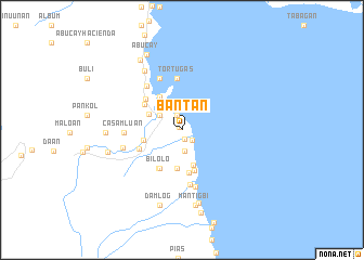 map of Bantan