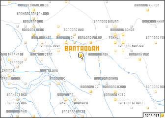 map of Ban Tao Dam