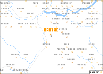 map of Bản Tao