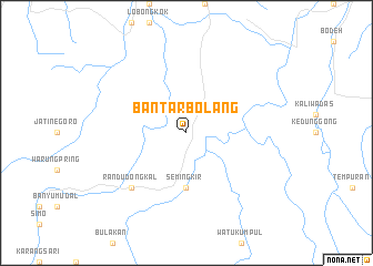 map of Bantarbolang