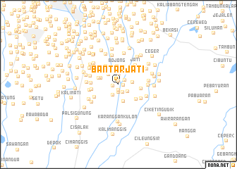 map of Bantarjati