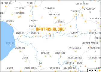 map of Bantarkalong