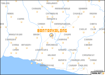 map of Bantarkalong