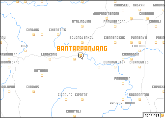 map of Bantarpanjang