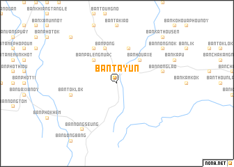 map of Ban Tayun