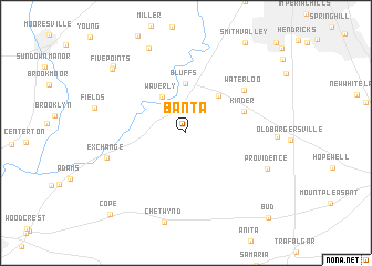 map of Banta