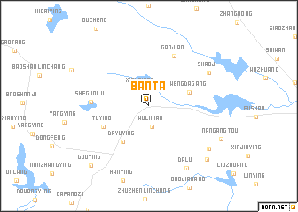 map of Banta