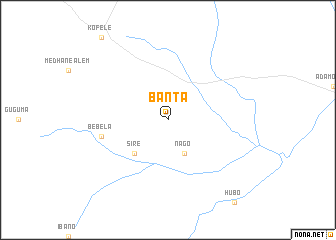 map of Banta