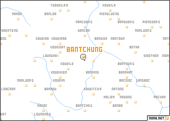 map of Bản Tchung