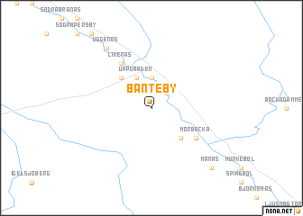 map of Bänteby
