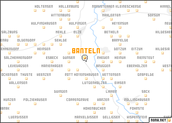 map of Banteln