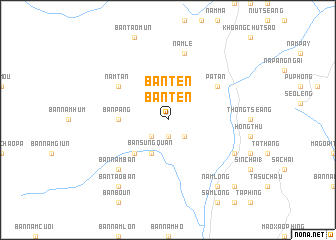 map of Bản Ten